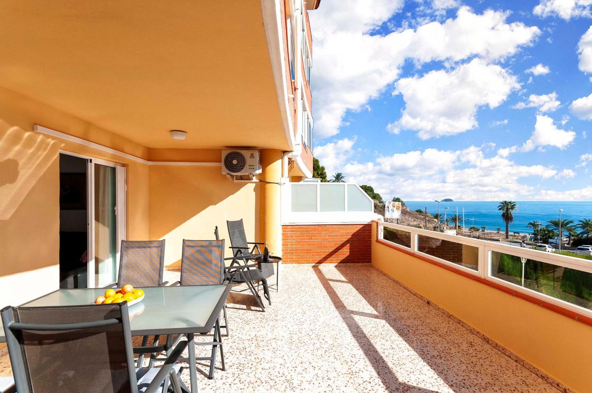 Apartamento Primera Linea, Gran Terraza, Maravillosas Vistas Villajoyosa  Exterior foto