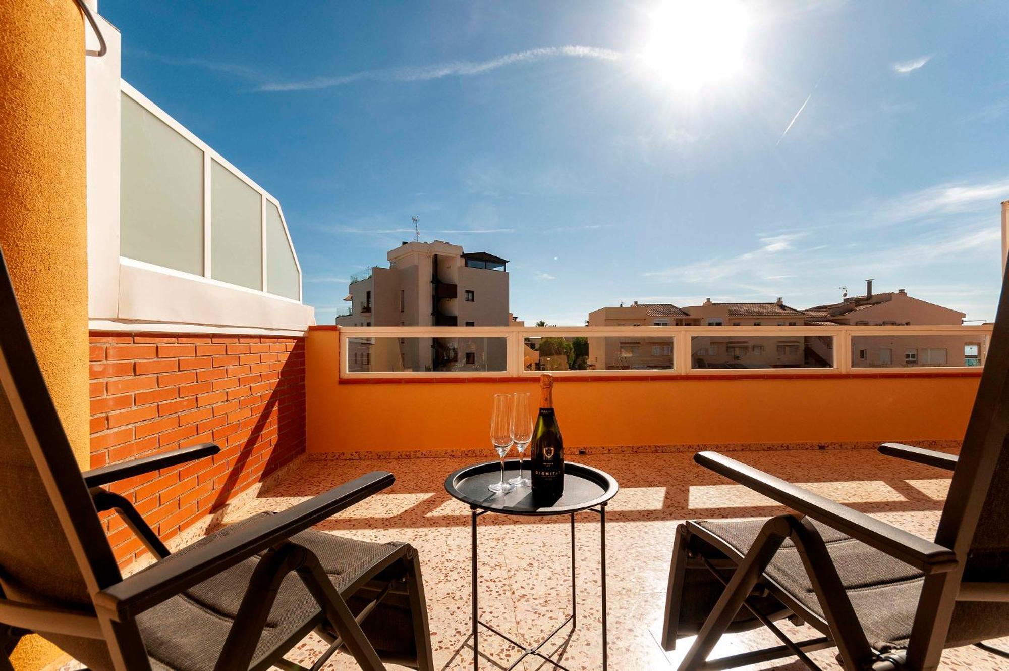 Apartamento Primera Linea, Gran Terraza, Maravillosas Vistas Villajoyosa  Exterior foto