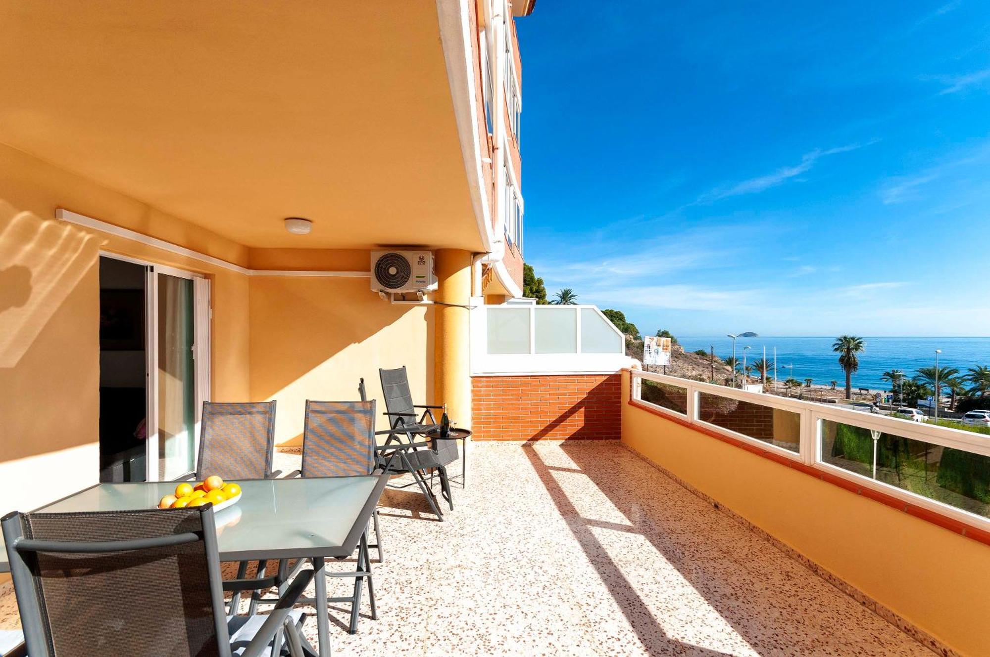 Apartamento Primera Linea, Gran Terraza, Maravillosas Vistas Villajoyosa  Exterior foto